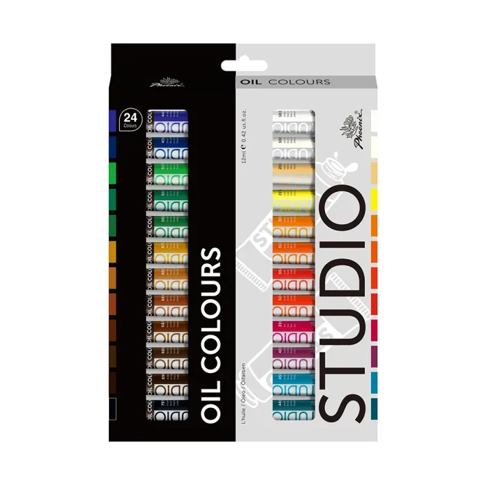 PHOENIX STUDIO OIL COLOUR SET 24*12ml - Image 4
