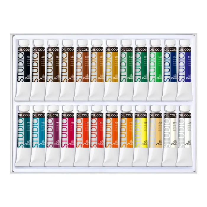 PHOENIX STUDIO OIL COLOUR SET 24*12ml - Image 3