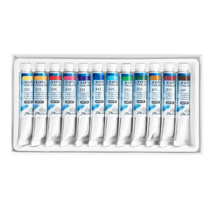 PHOENIX ARTIST WATERCOLOUR SET 12*8ml - Image 3