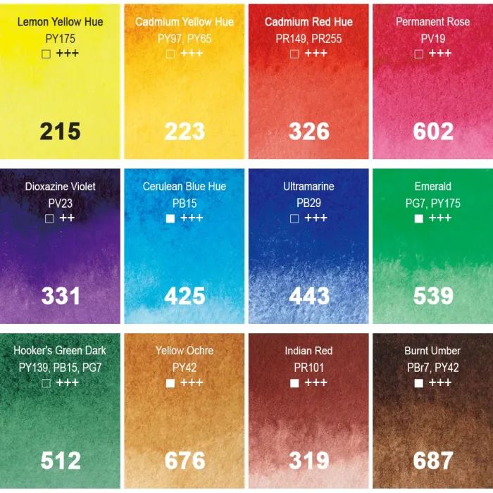 PHOENIX ARTIST WATERCOLOUR SET 12*8ml - Image 2