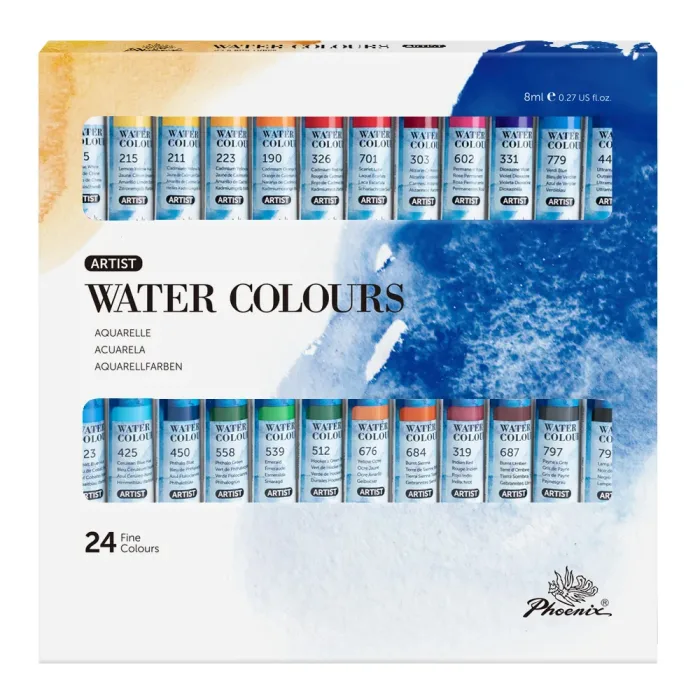 PHOENIX ARTIST WATERCOLOUR SET 24*8ml - Image 4