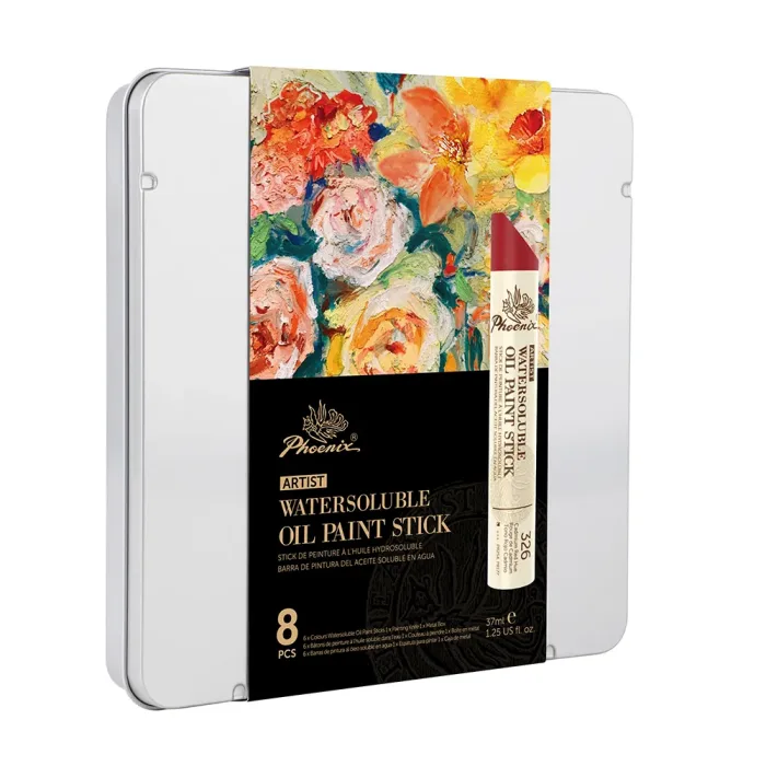 PHOENIX ARTIST WATERSOLUBLE OIL PAINT STICKES 6*COLOURS - Image 5