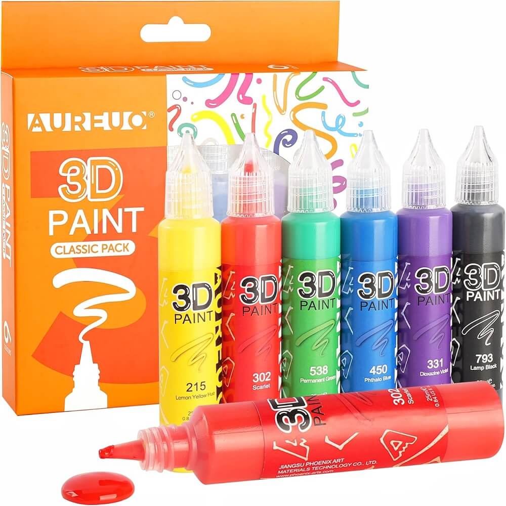 3D PAINT CLASSIC PACK 6 X 25ML