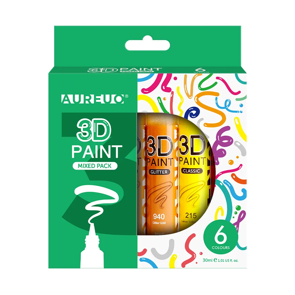 3D PAINT MIX PACK 6 X 25ML