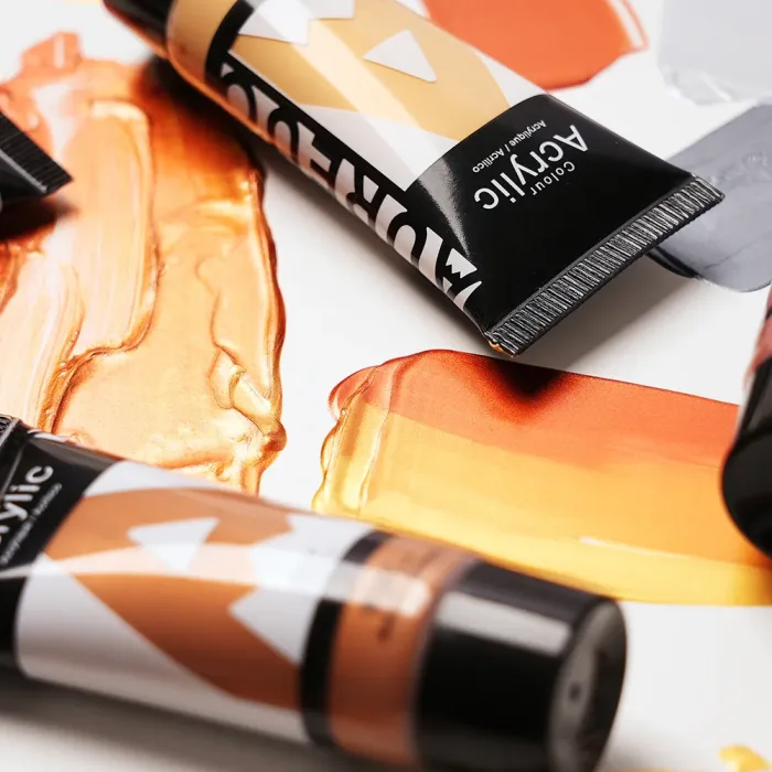METALLIC ACRYLIC PAINT SET 8 COLOURS - Image 5