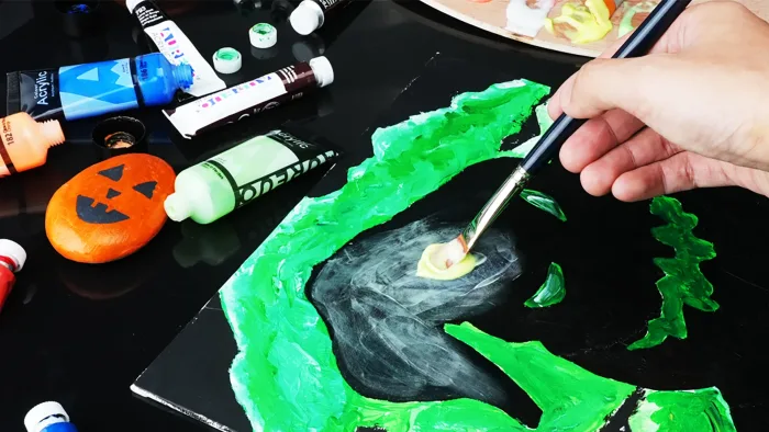 GLOW IN THE DARK ACRYLIC PAINT SET 8 COLOURS - Image 5