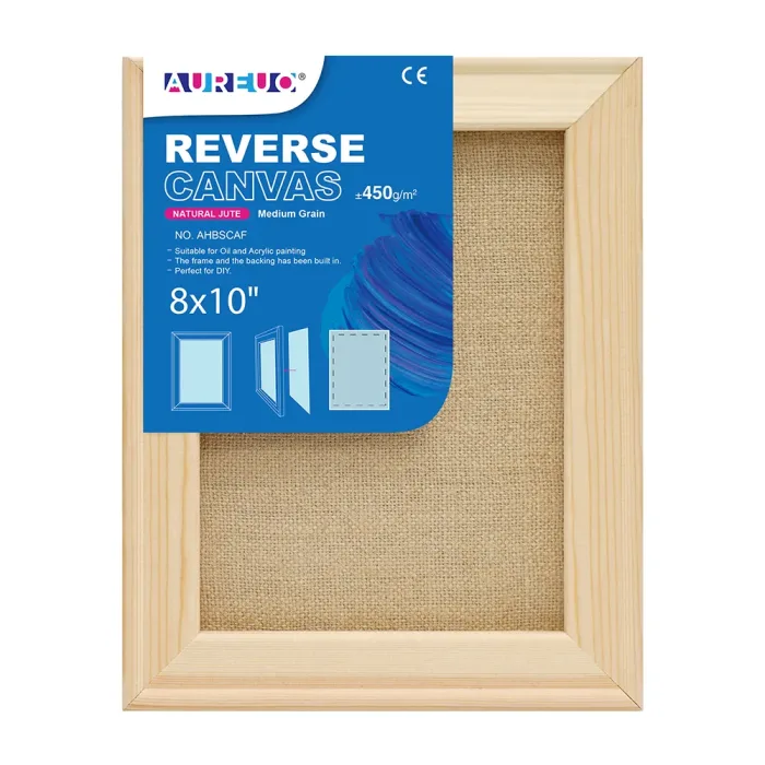 REVERSE CANVAS/SCREEN ART FRAME NATURE JUTE