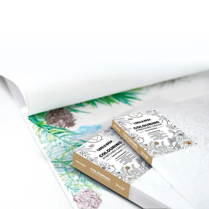 SECRET GARDEN COLOURING STRETCHED CANVAS