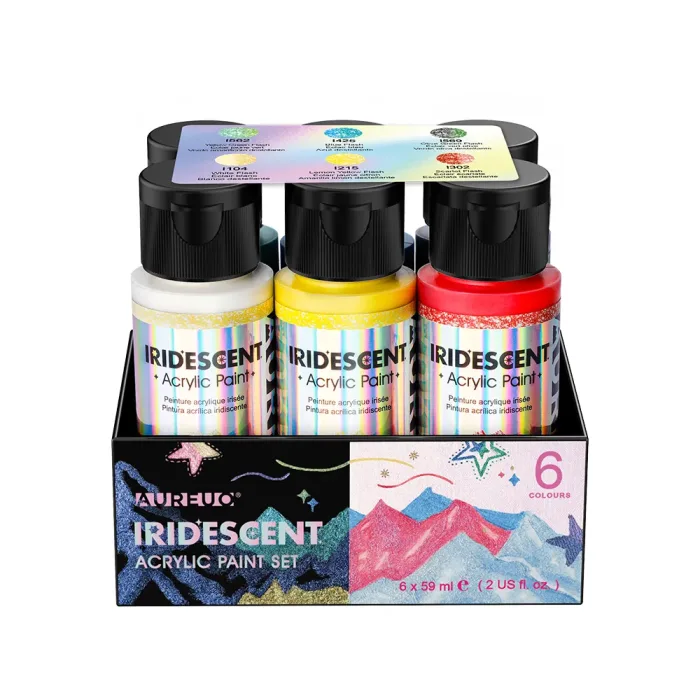 IRIDESCENT ACRYLIC PAINT SET 59ML - Image 3