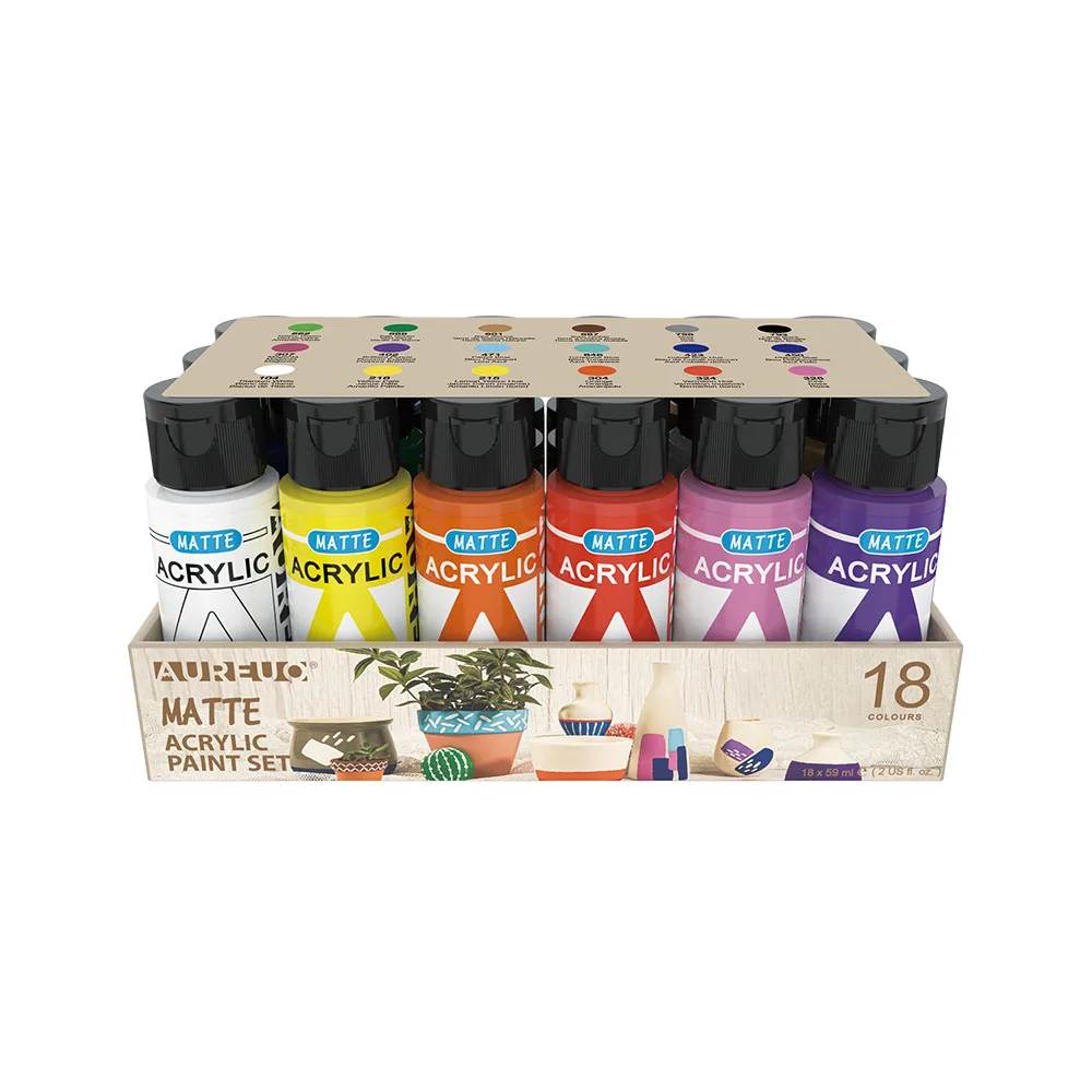 MATTE ACRYLIC PAINT SET 59ML