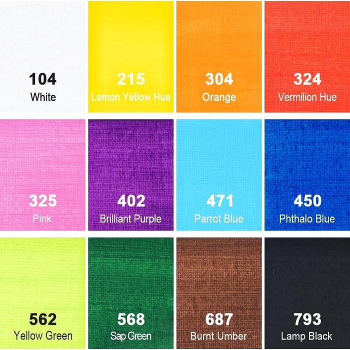 MATTE ACRYLIC PAINT SET 59ML - Image 3