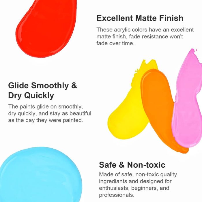 MATTE ACRYLIC PAINT SET 59ML - Image 5