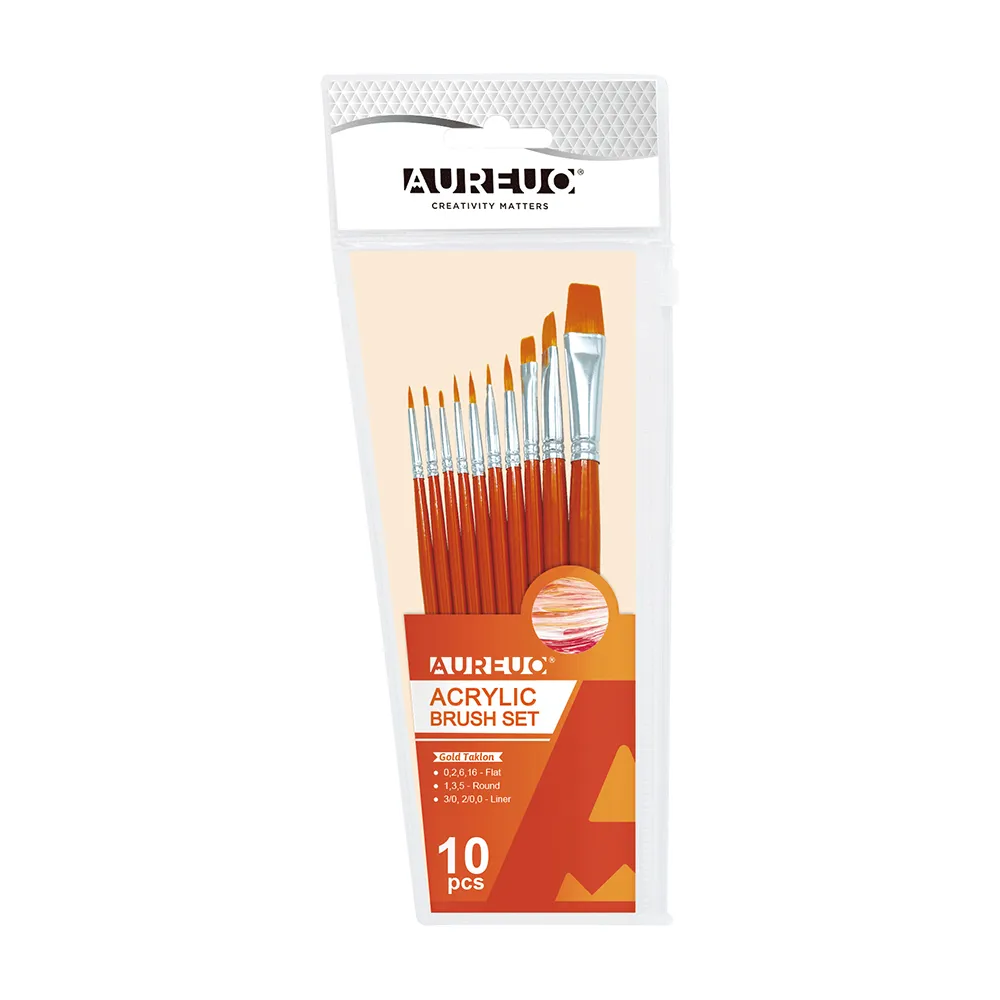 ACRYLIC BRUSH SET 10PCS