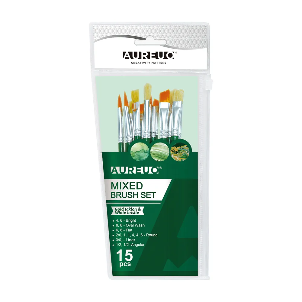 FOUNDATION SERIES MIXED BRUSH SET 15PCS