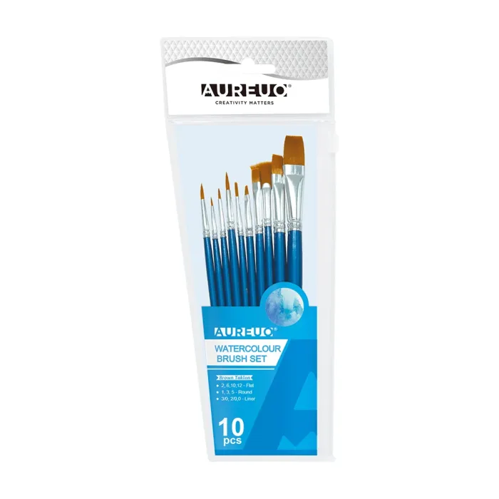 WATERCOLOUR BRUSH SET 10PCS