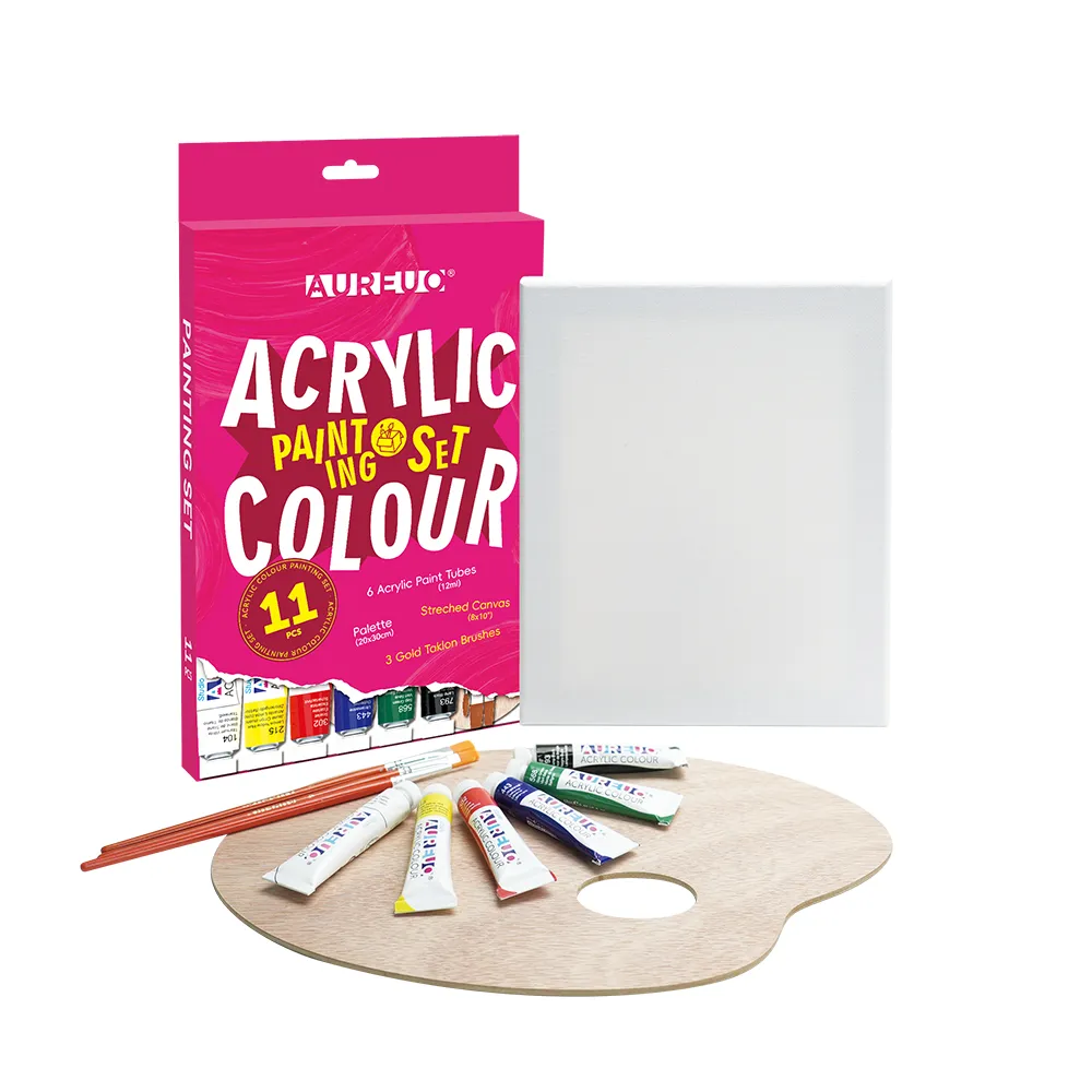 ACRYLIC CANVAS PAINTING SET 11PCS