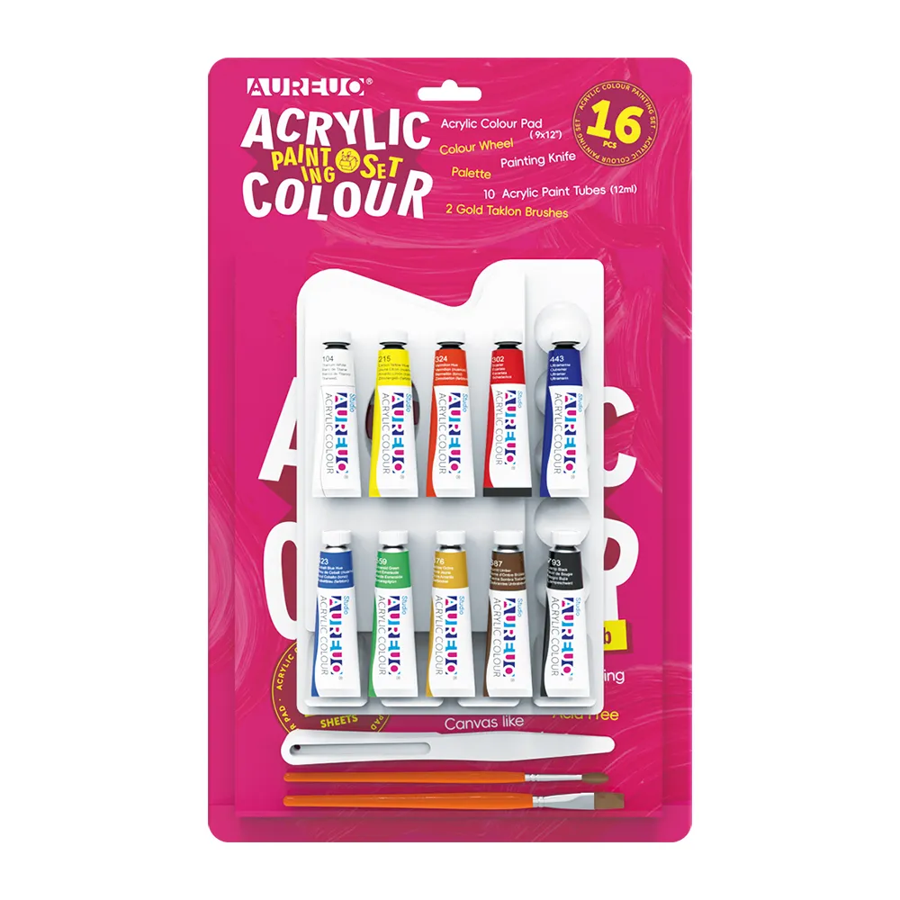 ACRYLIC PAINTING SET 16 PCS