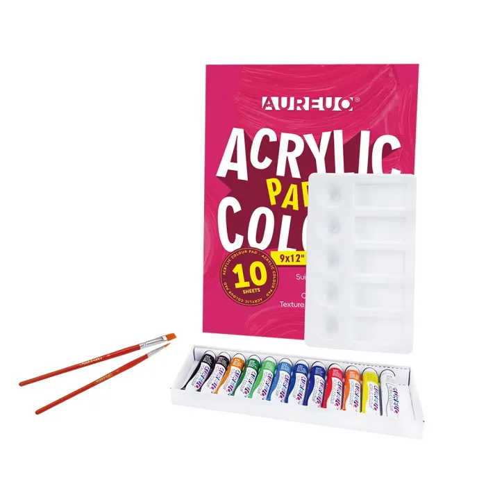 ACRYLIC PAINTING SET 16 PCS - Image 2