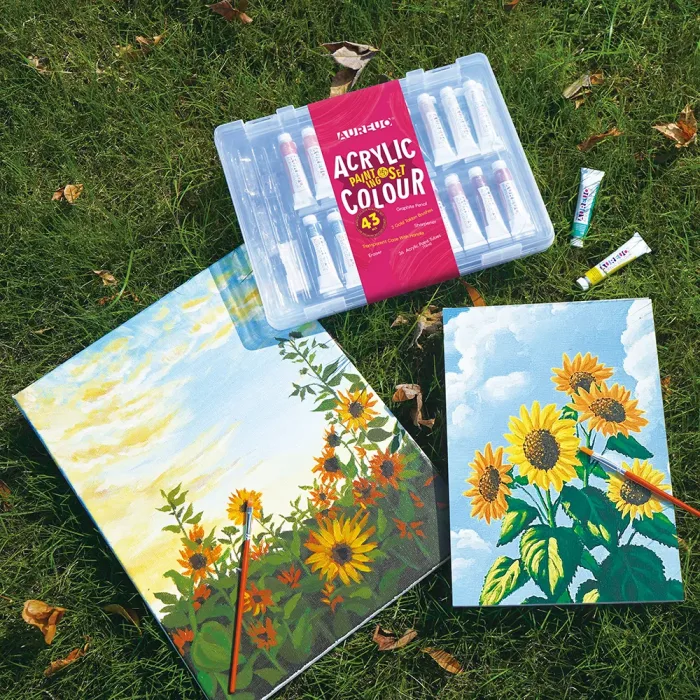 ACRYLIC PAINTING CASE SET 43 PCS - Image 2