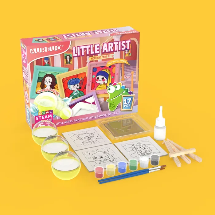 MOLD AND PAINT KIT - LITTLE ARTIST SERIE