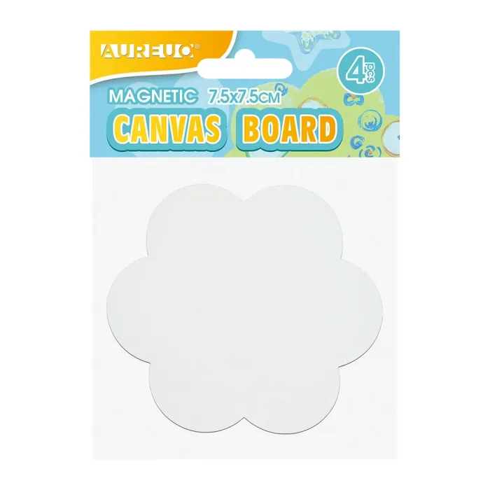 FLOWER MAGNETIC CANVAS PANEL SET 7.5X7.5CM