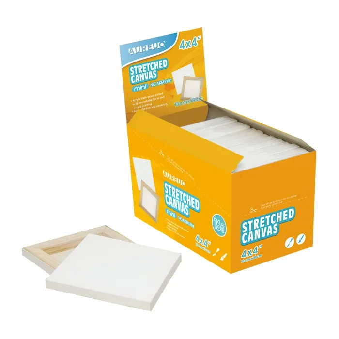 MINI STRETCHED CANVAS DISPLAY BOX 4X4"