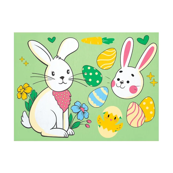 EASTER SERIES PAINT BY NUMBER SET 9 PCS - Image 2