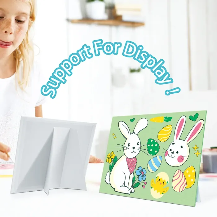 EASTER SERIES PAINT BY NUMBER SET 9 PCS - Image 4