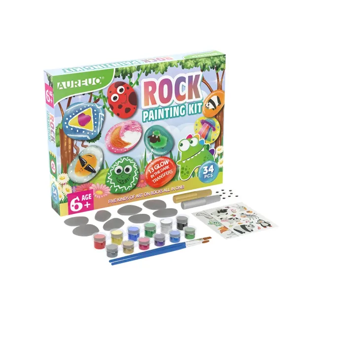 ROCK PAINT KIT - ART TRAVEL SERIE