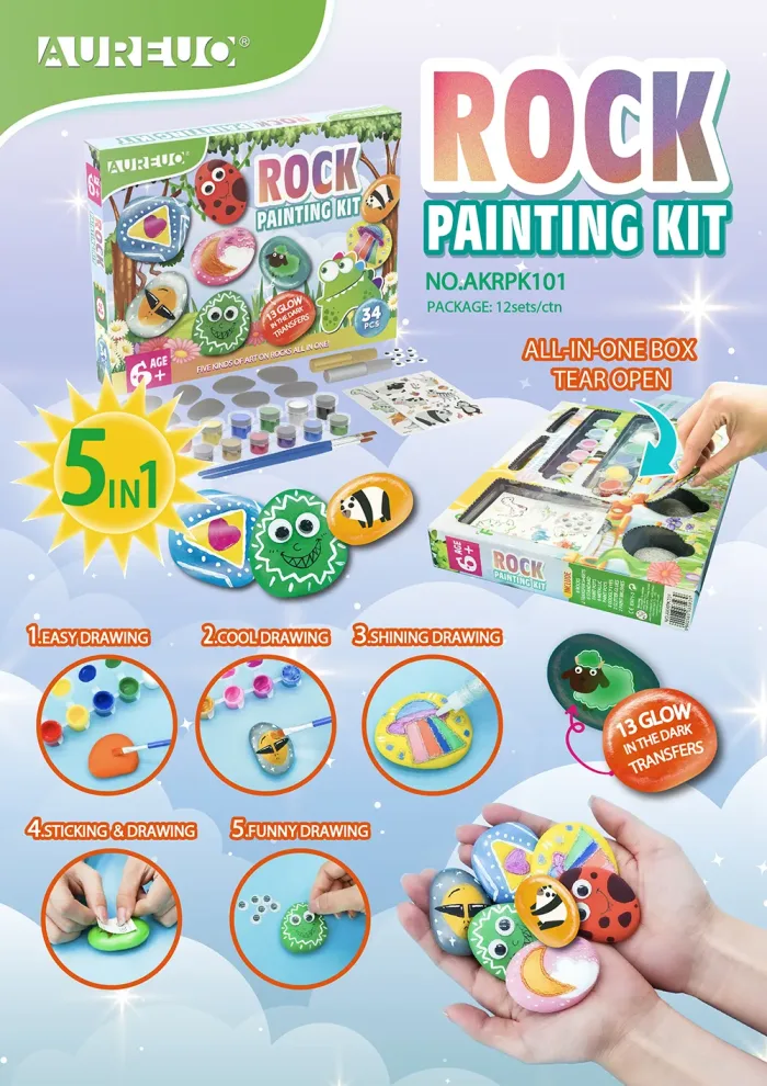 ROCK PAINT KIT - ART TRAVEL SERIE - Image 2