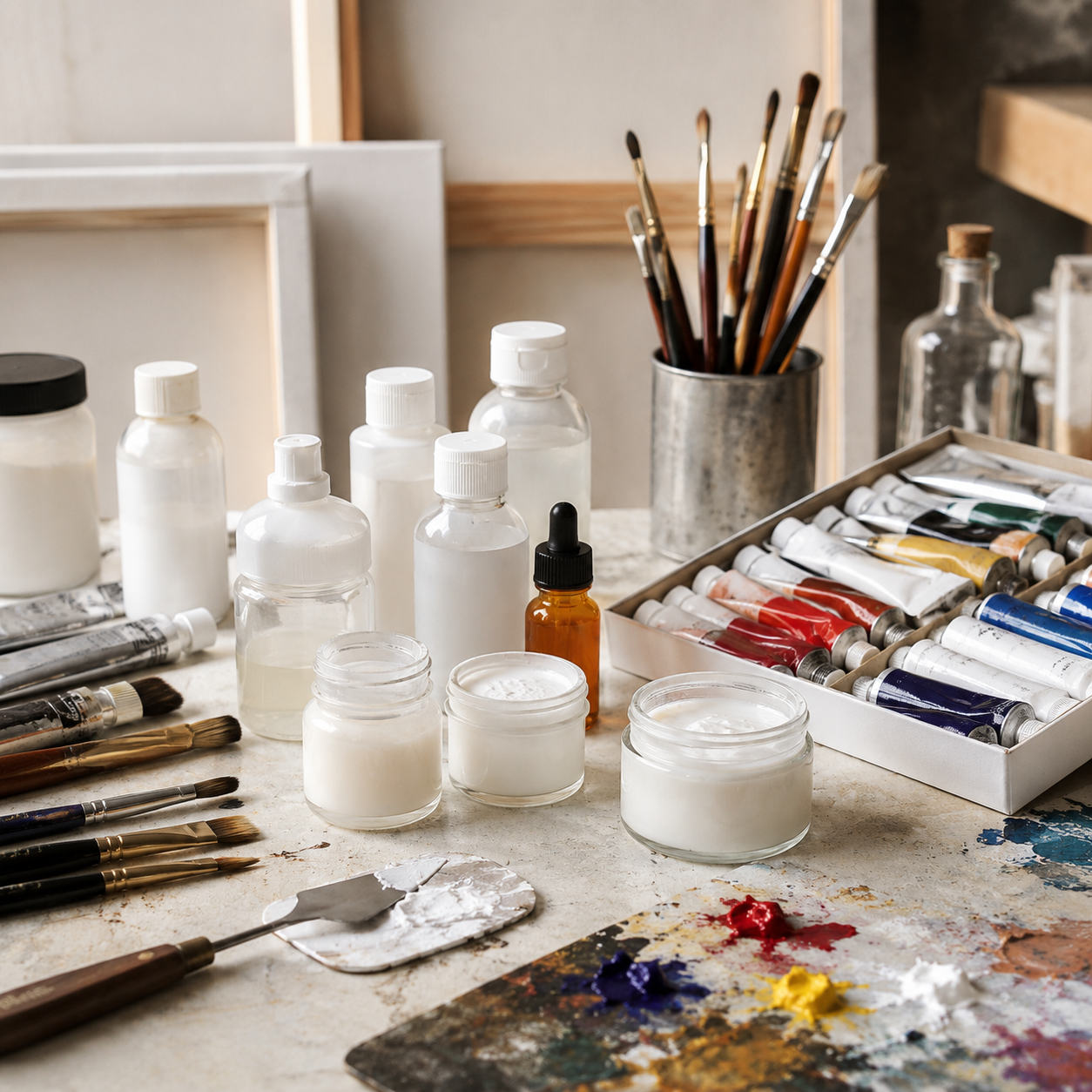 Acrylic Mediums and Paint Sets for OEM and Private Label Art Supplies