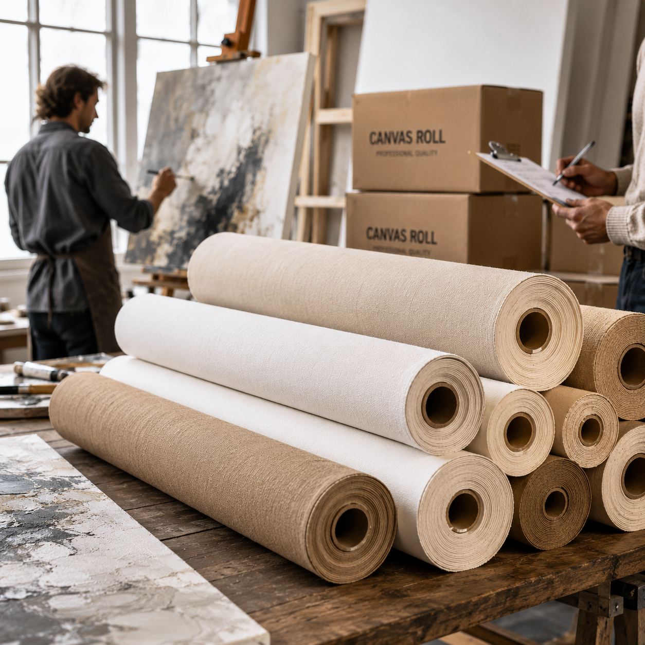 How to Choose Canvas Roll for Professional Artists and Wholesalers