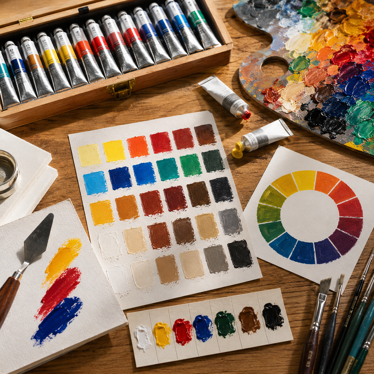 Oil Paint Color Range Planning Guide for Art Supply Wholesalers