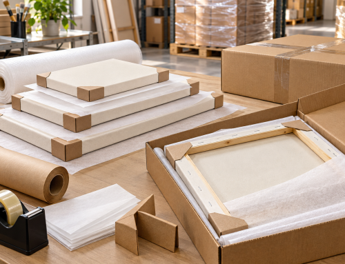 How to Pack Stretched Canvas for Storage and Export Shipping